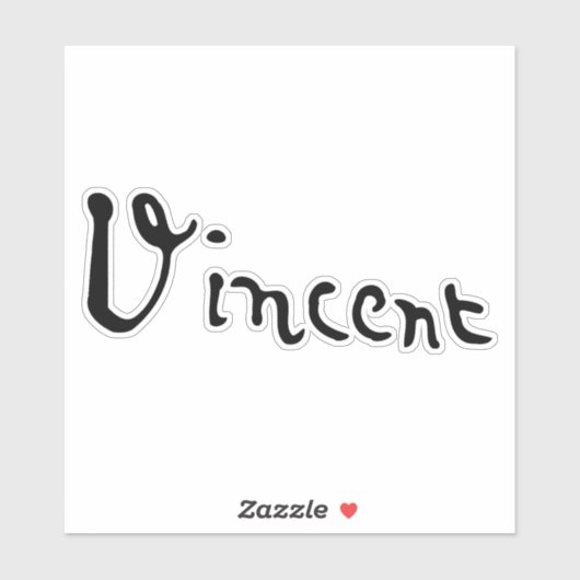 ヴィンセント・ヴァン・ゴッホ署名 シール (シート)