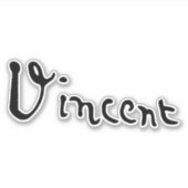 ヴィンセント・ヴァン・ゴッホ署名 シール (正面)