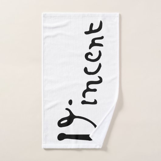 ヴィンセント・ヴァン・ゴッホ署名 ハンドタオル (ハンドタオル)