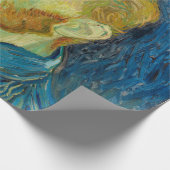 ヴィンセント・ヴァン・ゴッホ自画像とパレットアート ラッピングペーパー (角)