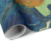 ヴィンセント・ヴァン・ゴッホ自画像とパレットアート ラッピングペーパー (ロールコーナー)