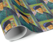 ヴィンセント・ヴァン・ゴッホ自画像の包帯された耳アート ラッピングペーパー (ロールコーナー)