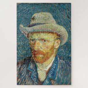 ヴィンセント・ヴァン・ゴッホ自画像グレー感じハット ジグソーパズル