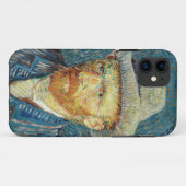 ヴィンセント・ヴァン・ゴッホ自画像グレー感じハット Case-Mate iPhoneケース (裏面(横))