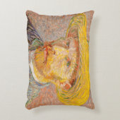 ヴィンセント・ヴァン・ゴッホ自画像絵を描画家 アクセントクッション (正面(垂直))