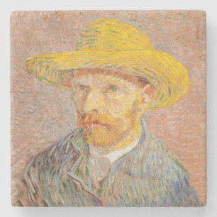 ヴィンセント・ヴァン・ゴッホ自画像絵を描画家 ストーンコースター