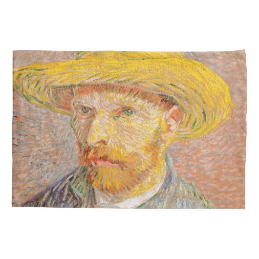 ヴィンセント・ヴァン・ゴッホ自画像絵を描画家 枕カバー (裏面)
