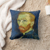 ヴィンセント・ヴァン・ゴッホ自画像（パレット付） クッション (ブランケット)