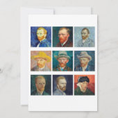 ヴィンセント・ヴァン・ゴッホ自画像 招待状 (裏面)