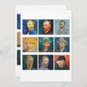 ヴィンセント・ヴァン・ゴッホ自画像 招待状 (正面/裏面)