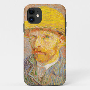 ヴィンセント・ヴァン・ゴッホ自画像（麦藁帽子アート） iPhone 11 ケース