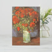 ヴィンセント・ヴァン・ゴッホ赤いケシの生け花瓶 (スタンド正面)