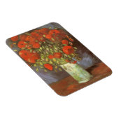 ヴィンセント・ヴァン・ゴッホ赤いケシの生け花瓶 マグネット (右側)