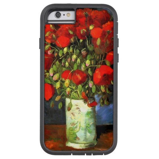 ヴィンセント・ヴァン・ゴッホ赤いポピーのフローラアート Case-Mate iPhoneケース (裏面)