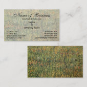 ヴィンセント・ヴァン・ゴッホ開花の牧草地 名刺 (正面/裏面)