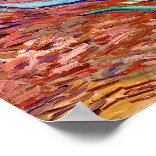 ヴィンセント・ヴァン・ゴッホ鮮やかの花によるアイリス絵画ズ ポスター (角)