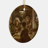 ヴィンセント・ヴァン・ゴッホ - じゃがいもを食べる人々 セラミックオーナメント (右)