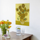 ヴィンセント・ヴァン・ゴッホ - ひまわり 第四版 箔ポスター (レイダウン (キッチン))