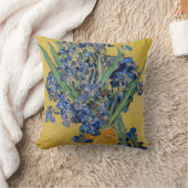 ヴィンセント・ヴァン・ゴッホ – アイリスの花瓶 クッション (ブランケット)