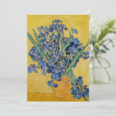 ヴィンセント・ヴァン・ゴッホ – アイリスの花瓶 サンキューカード (スタンド正面)