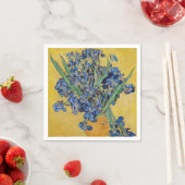 ヴィンセント・ヴァン・ゴッホ – アイリスの花瓶 スタンダードカクテルナプキン (インサイチュ)