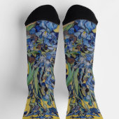 ヴィンセント・ヴァン・ゴッホ – アイリスの花瓶 ソックス (上部)