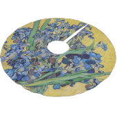 ヴィンセント・ヴァン・ゴッホ – アイリスの花瓶 ブラッシュドポリエステルツリースカート (アングル)