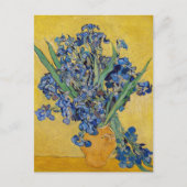 ヴィンセント・ヴァン・ゴッホ – アイリスの花瓶 ポストカード (正面)