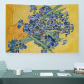 ヴィンセント・ヴァン・ゴッホ – アイリスの花瓶 横断幕 (トレードショー)