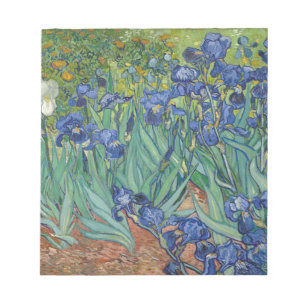 ヴィンセント・ヴァン・ゴッホ・アイリス絵画ズの花に関する芸術作品 ノートパッド