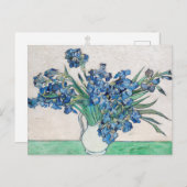 ヴィンセント・ヴァン・ゴッホ・アイリス葉書 ポストカード (正面/裏面)