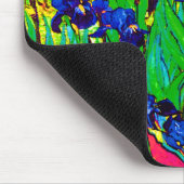 ヴィンセント・ヴァン・ゴッホ – アイリス – フラワーラバーポップ・アートのアート マウスパッド (コーナー)