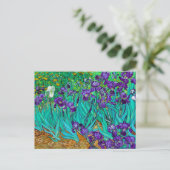 ヴィンセント・ヴァン・ゴッホ・アイリス ポストカード (スタンド正面)