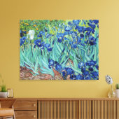 ヴィンセント・ヴァン・ゴッホ、アイリス。有名なヴィンテージ印象 キャンバスプリント (インサイチュ (リビング))