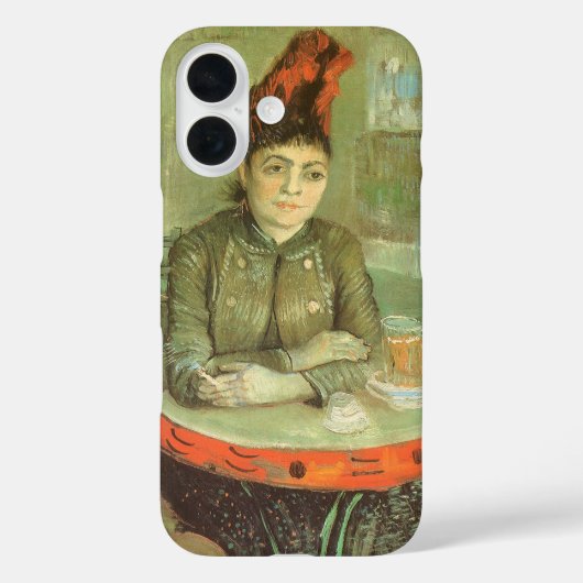 ヴィンセント・ヴァン・ゴッホ - アゴスティーナ・セゴラトーリの肖像 Case-Mate iPhoneケース (裏面)