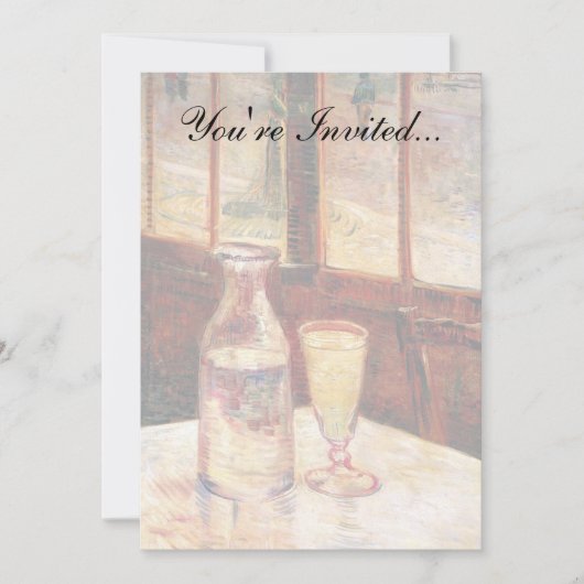 ヴィンセント・ヴァン・ゴッホ – アシンテの静物詩 招待状 (正面)