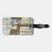 ヴィンセント・ヴァン・ゴッホ・アシーニ絵を描スの ラゲッジタグ (裏面横)