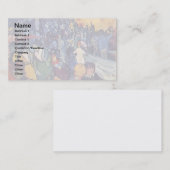 ヴィンセント・ヴァン・ゴッホ – アリーナの観客 名刺 (正面/裏面)