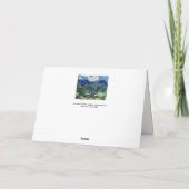 ヴィンセント・ヴァン・ゴッホ – アルピルズとオリーブツリー カード (裏面)