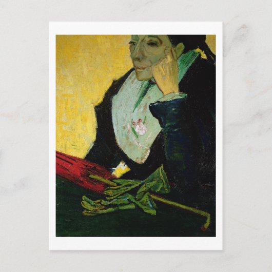 ヴィンセント・ヴァン・ゴッホ | アルルの女、詳細、1888 ポストカード (正面)