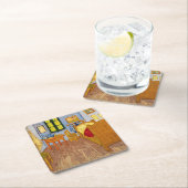 ヴィンセント・ヴァン・ゴッホ - アルルの寝室 スクエアペーパーコースター (インサイチュ)