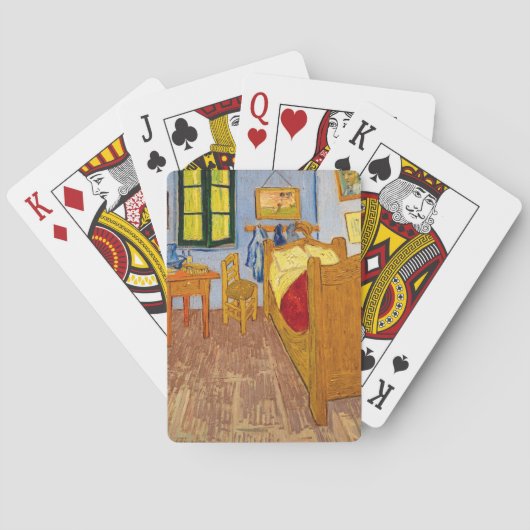 ヴィンセント・ヴァン・ゴッホ - アルルの寝室 トランプ (裏面)