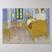 ヴィンセント・ヴァン・ゴッホ、アルルの寝室、3rdバージョン 箔ポスター (正面)