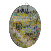 ヴィンセント・ヴァン・ゴッホ - アルルの庭園 ダーツボード (正面左)