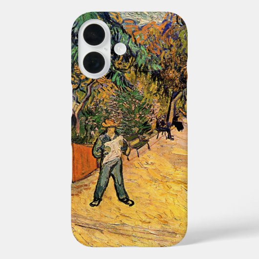 ヴィンセント・ヴァン・ゴッホ - アルル公共公園入口 Case-Mate iPhoneケース (裏面)