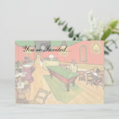 ヴィンセント・ヴァン・ゴッホ - アルル夜のカフェ 招待状 (スタンド正面)