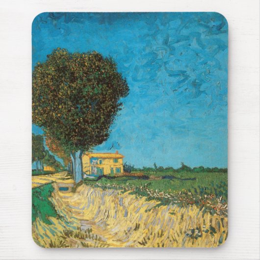 ヴィンセント・ヴァン・ゴッホ・アルレスの近くのレーン マウスパッド (正面)