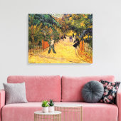 ヴィンセント・ヴァン・ゴッホ – アルレス公共公園への入口 キャンバスプリント (インサイチュ (リビング))