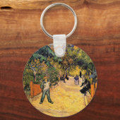ヴィンセント・ヴァン・ゴッホ – アルレス公共公園への入口 キーホルダー (正面)