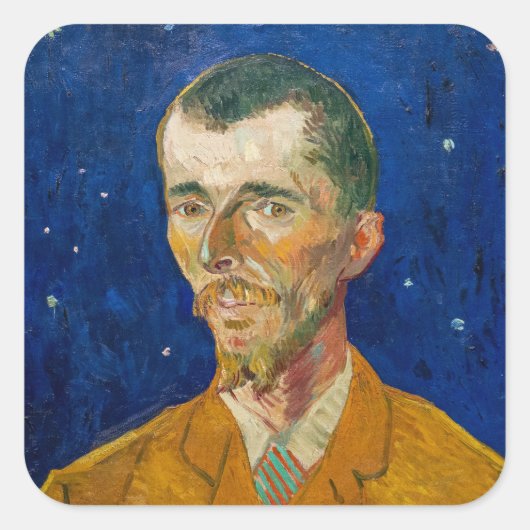ヴィンセント・ヴァン・ゴッホ – アルレス・ユージーン・ボクポートレート スクエアシール (正面)